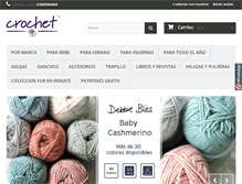 Tablet Screenshot of crochetstores.com